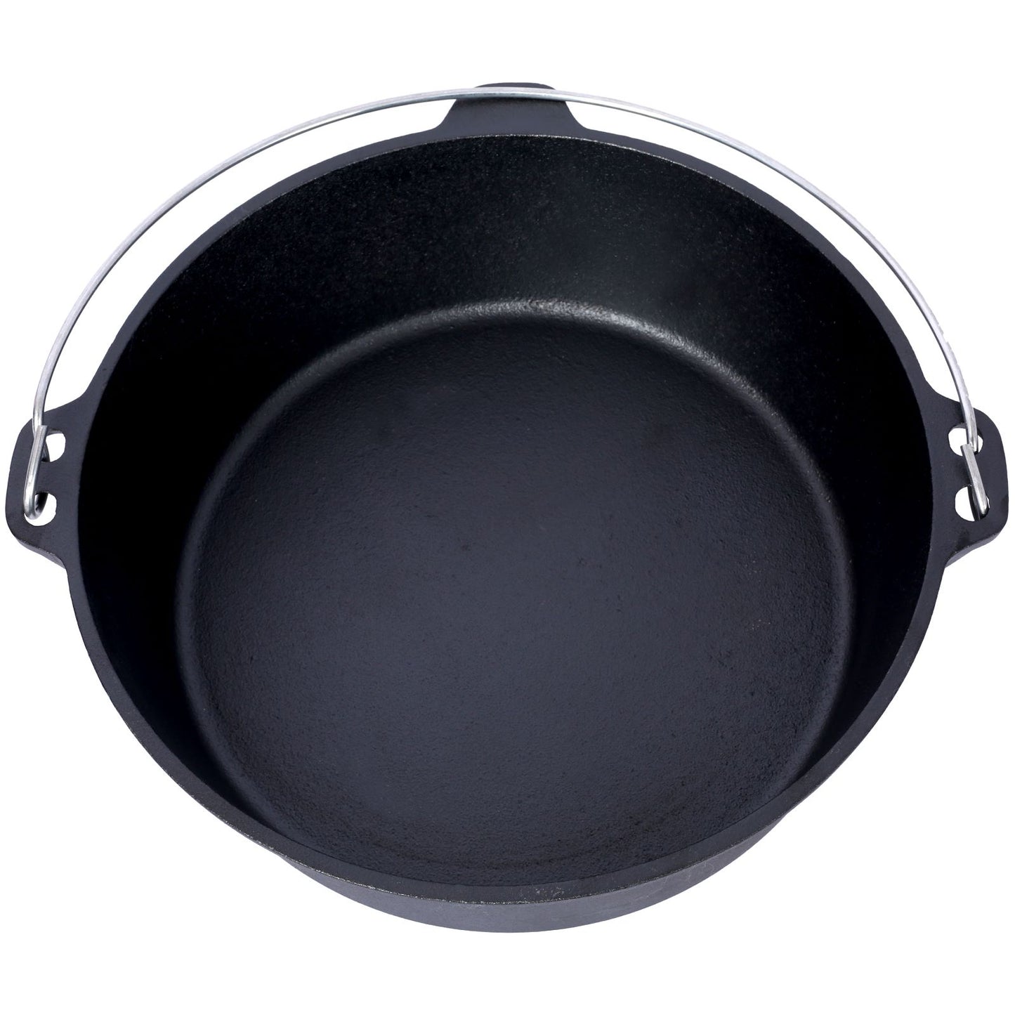 Outdoor Camping Deep Pot for Camping Fireplace Cooking Barbecue Baking Campfire with Leg Base