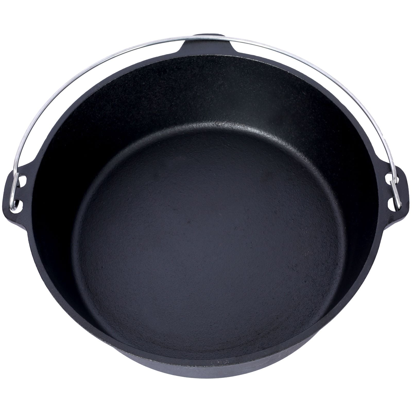 Outdoor Camping Deep Pot for Camping Fireplace Cooking Barbecue Baking Campfire with Leg Base