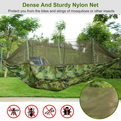 Camping Hammock, Portable Double Hammock with Net