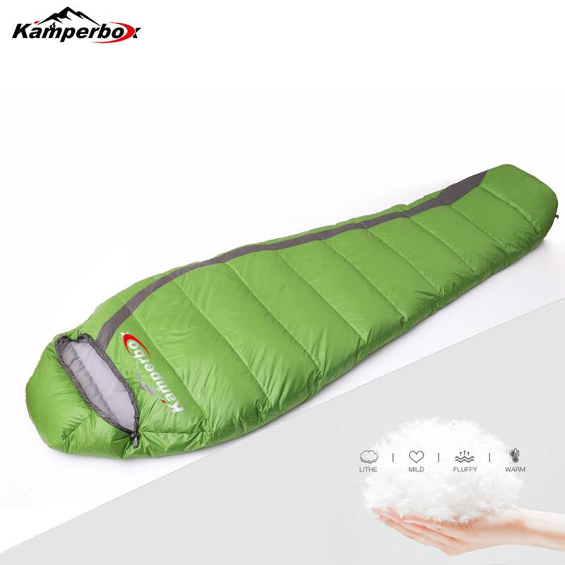 Kamperbox Ultra Light down Sleeping Bag Winter Sleeping Bag Camping Lightweight