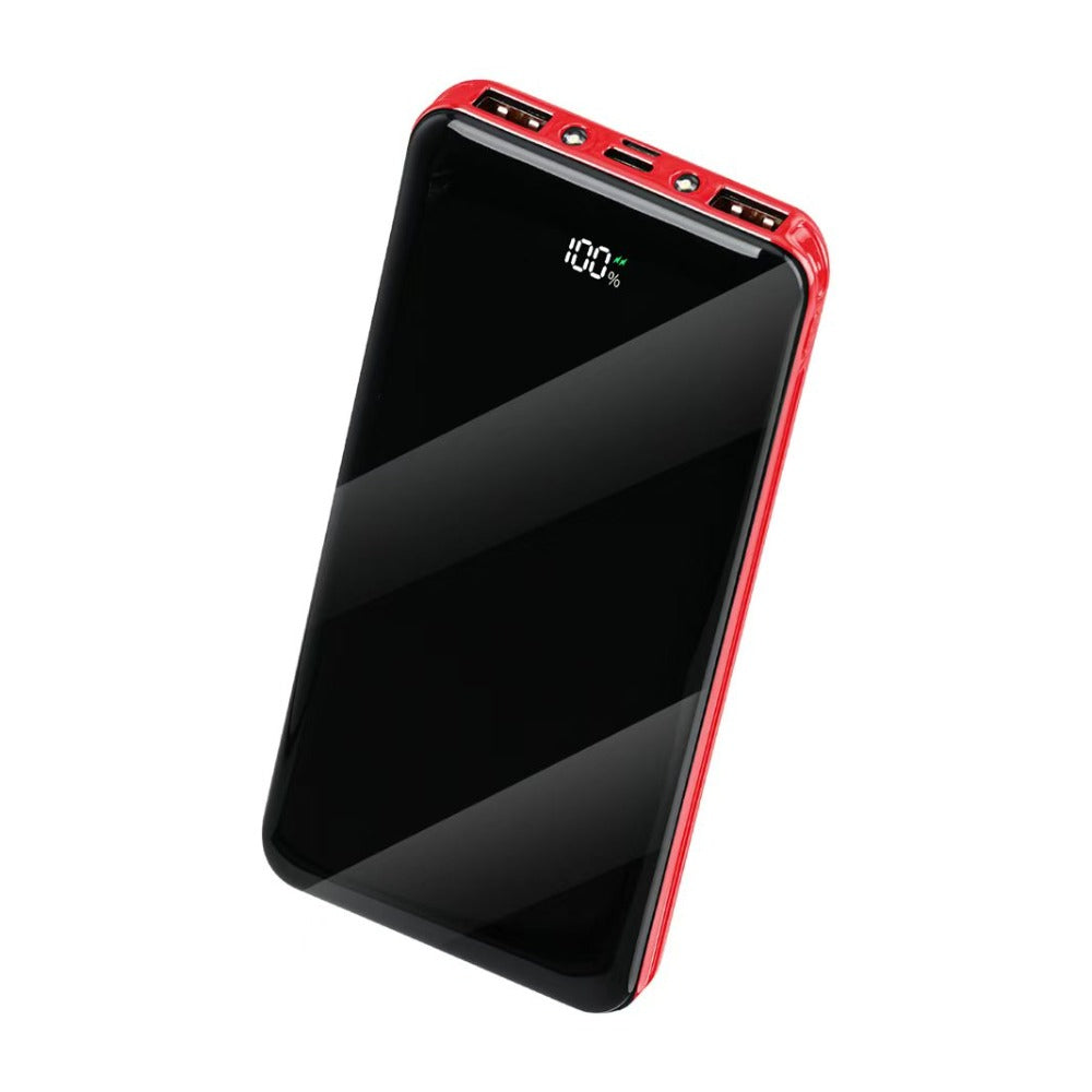 Fast-charge portable battery for camping, shown in four colors