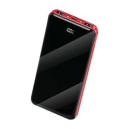 Fast-charge portable battery for camping, shown in four colors