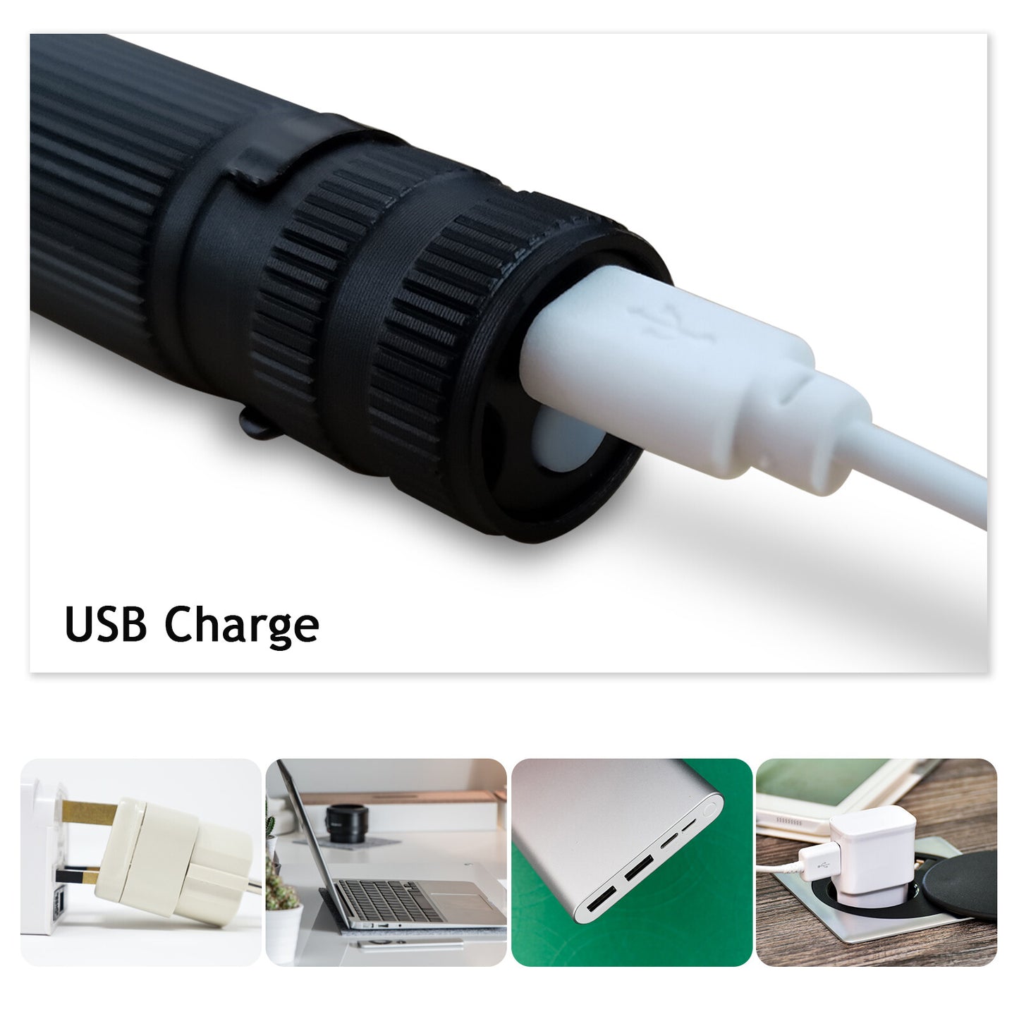 LED Flashlight USB Rechargeable Tactical Zoom Torch Powerful Mini Pen Light Work Light for Camping Shipping via Dhl-Ground,Cannot Be Shipped via USPS with a Shipping Label for Pickup.
