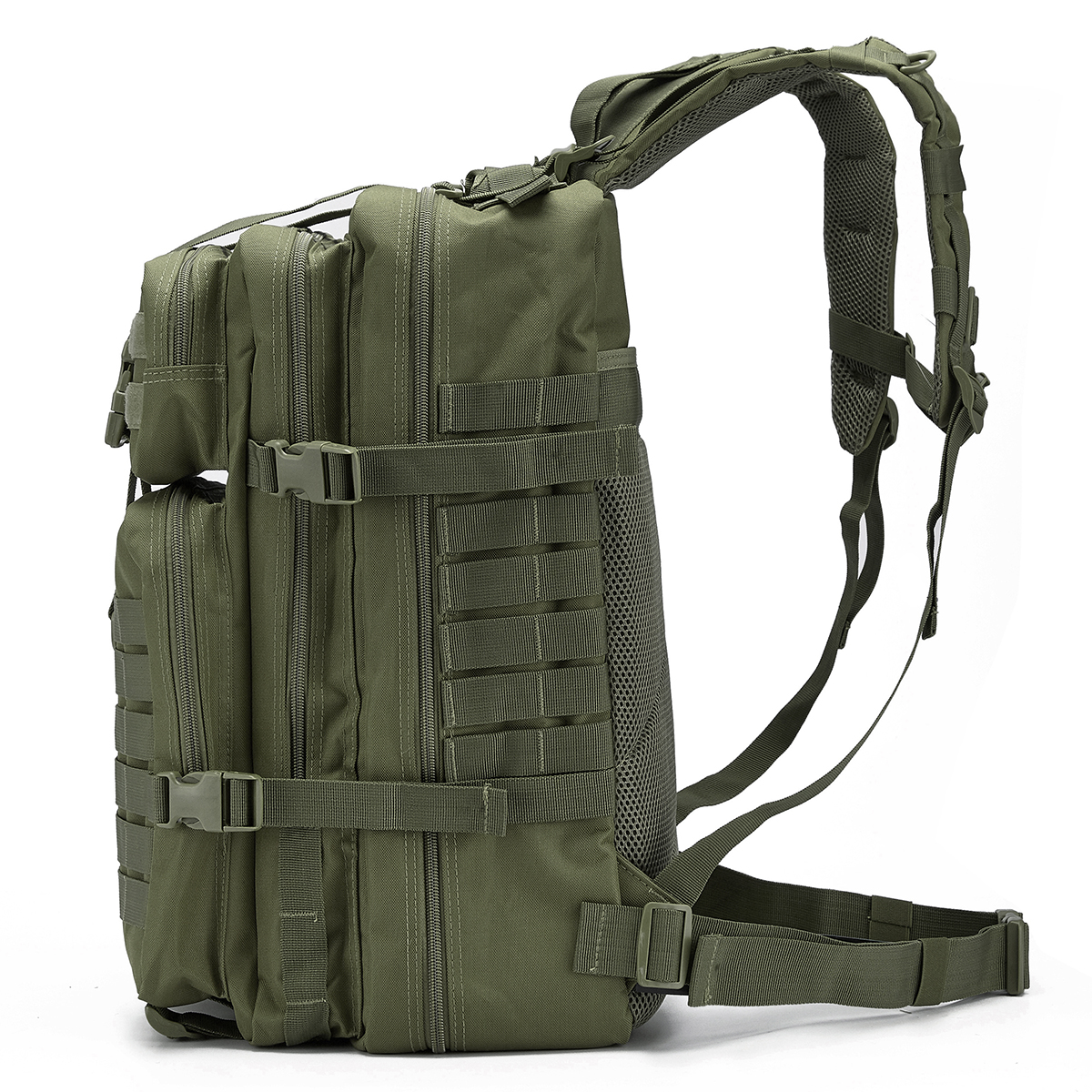 45L MOLLE Tactical Backpack — Heavy-Duty 900D, Fits 17" Laptop