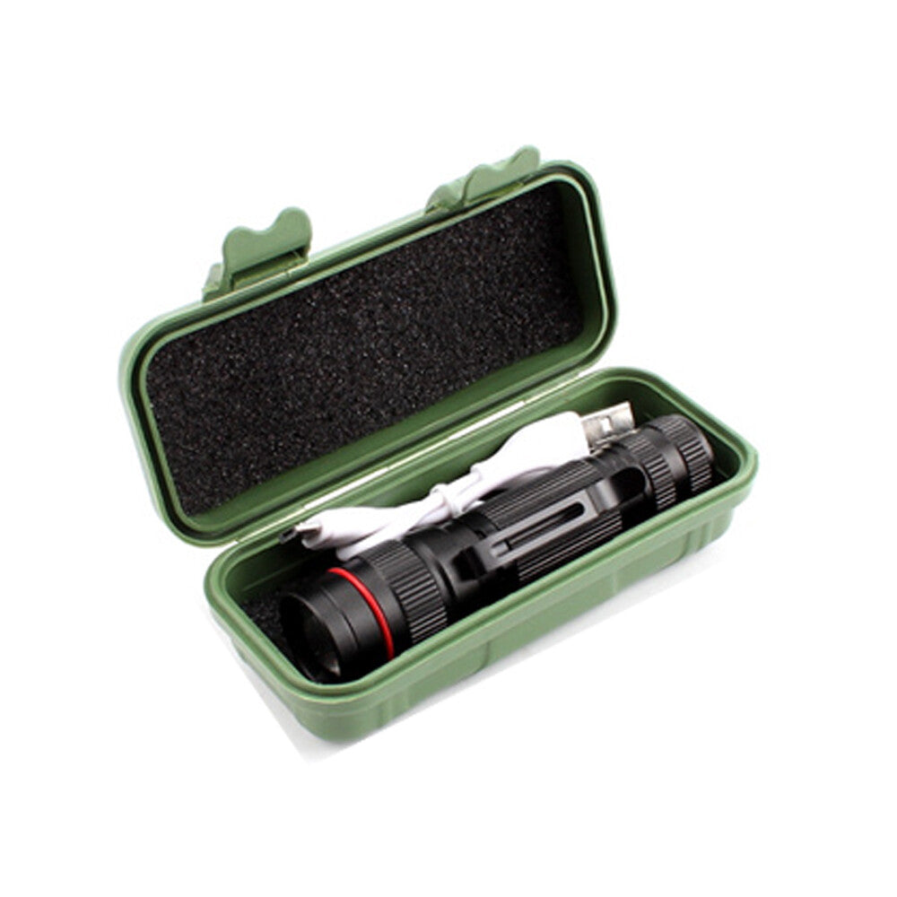 LED Flashlight USB Rechargeable Tactical Zoom Torch Powerful Mini Pen Light Work Light for Camping Shipping via Dhl-Ground,Cannot Be Shipped via USPS with a Shipping Label for Pickup.