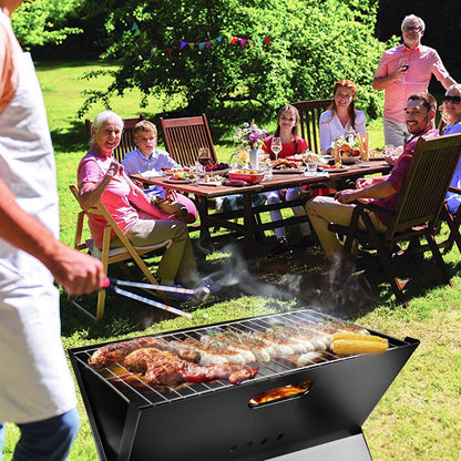 Portable BBQ Grill Foldable Charcoal Grill Camping Garden Outdoor Travel