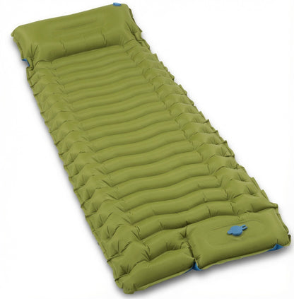 Ultralight self-inflating sleeping pad with integrated pillow