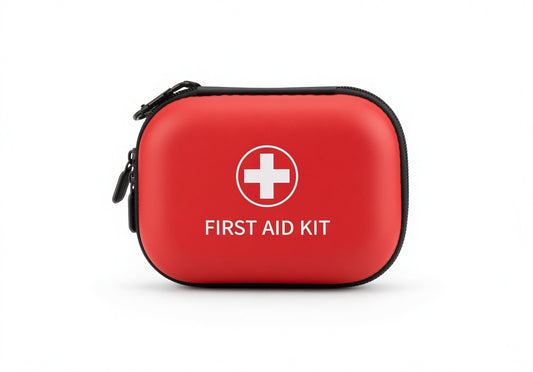 Compact First Aid Kit — 100-Piece, Waterproof Hard Case
