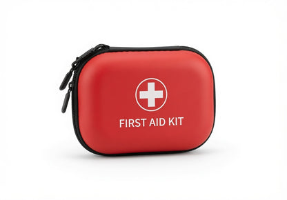 Compact First Aid Kit — 100-Piece, Waterproof Hard Case