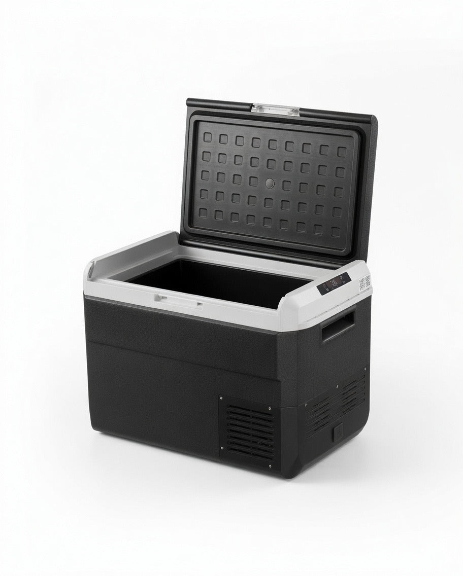 12V Portable Car Fridge & Freezer — 52.8 Qt Electric Cooler