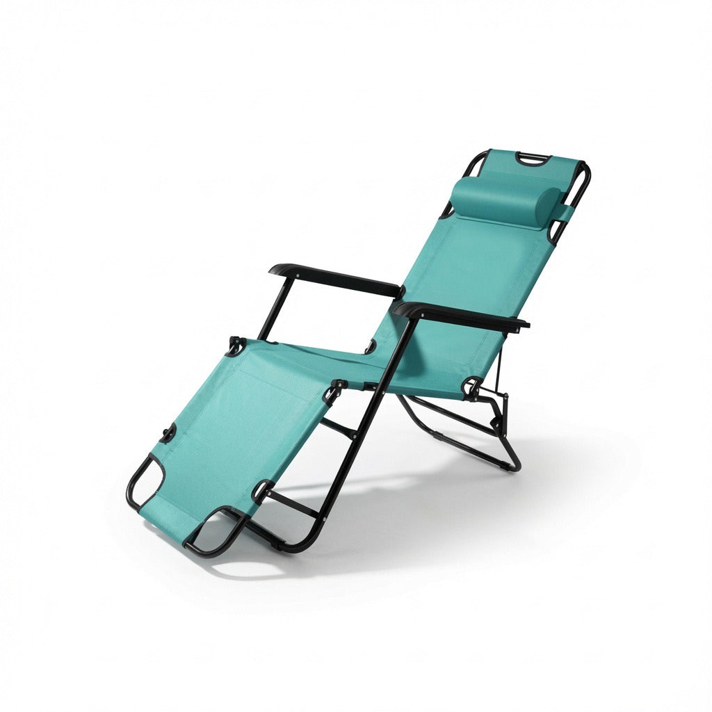 Extendable Reclining Camp Chair — Sit Up or Lie Flat