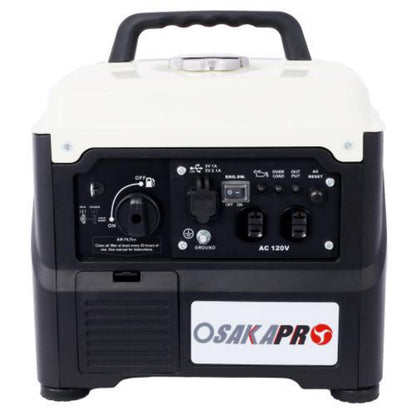 Portable 1200W Ultra-Quiet Gas Engine Inverter Generator, Epa-Compliant, with Eco-Mode Function, Ultra-Lightweight, Suitable for Home Backup and Camping