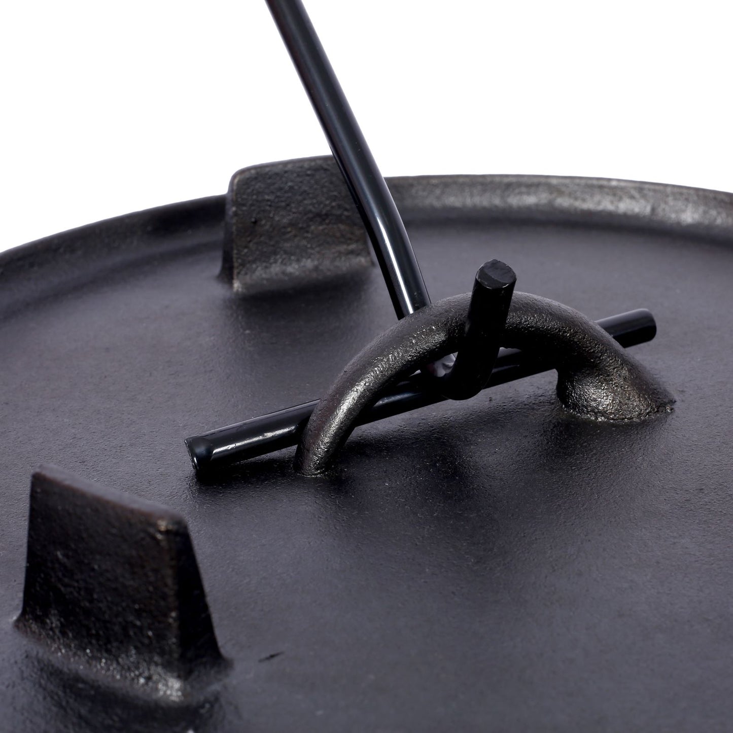 Outdoor Camping Deep Pot for Camping Fireplace Cooking Barbecue Baking Campfire with Leg Base