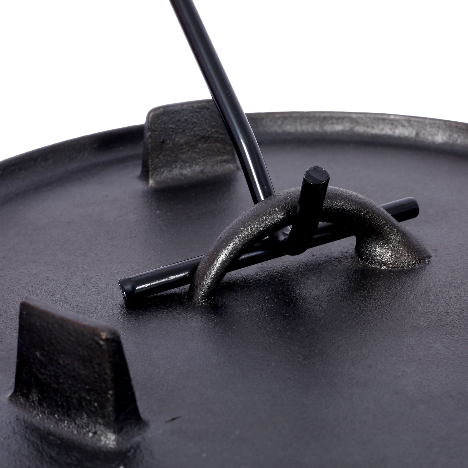Outdoor Camping Deep Pot for Camping Fireplace Cooking Barbecue Baking Campfire with Leg Base