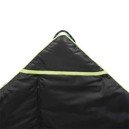 Double Puffy Cotton Camping Blanket, Portable, Lightweight and Warm,Insulated Quilt for Travel