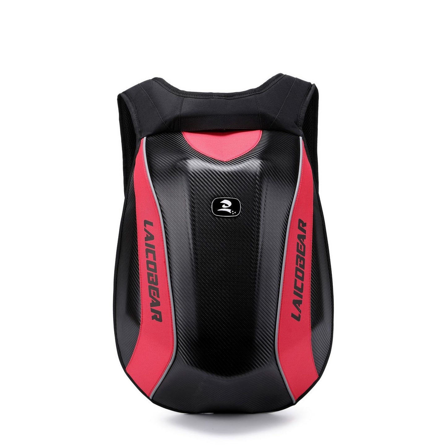Lightweight cycling and day-hike backpack with slim close-to-back fit
